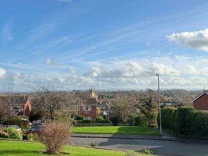 View to Pershore Abbey- click for photo gallery